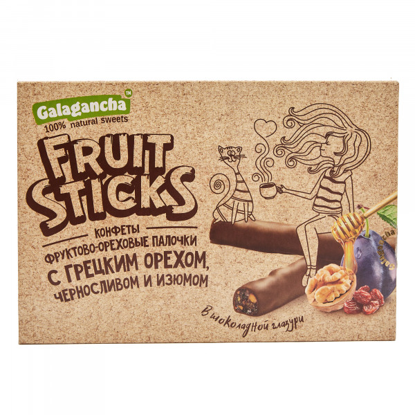 №2 Берестов КРАФТ Fruit Stiсks с черносливом и грецким орехом, 175г в Арзамасе