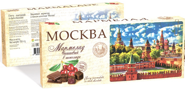 №2 Сладарт Мармелад Вишневый в тёмном шоколаде, 150г   в Арзамасе