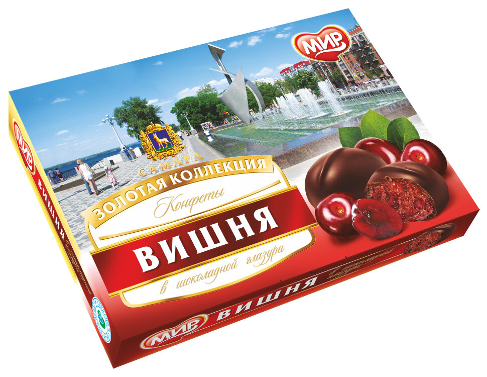  КФ МИР Вишня в шоколадной глазури 160г в Арзамасе